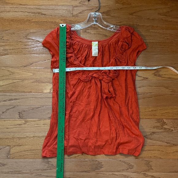 Source Unknown Scarlet Ruffle Blouse - Picture 5 of 5